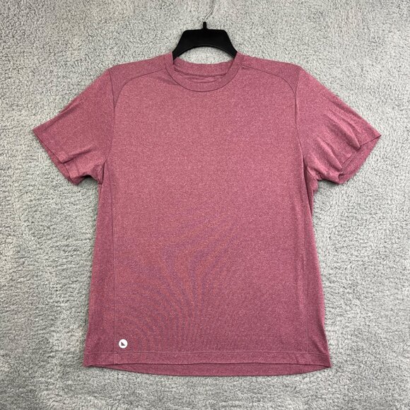 Untuckit T Shirt Mend Medium Light Red Performance Athletic Comfort Tee - Picture 1 of 16